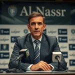 Fernando Hierro, diretor esportivo do Al-Nassr, em entrevista coletiva.