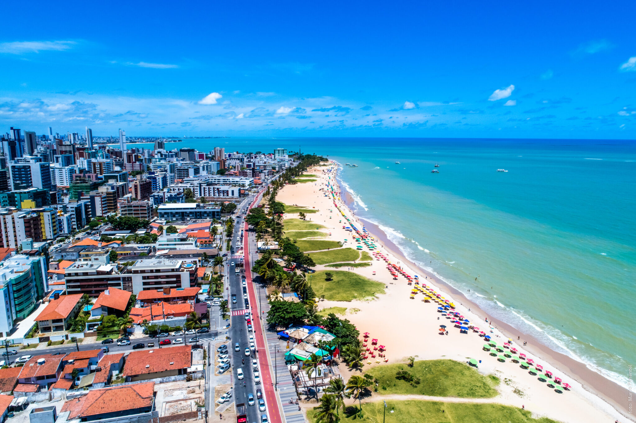 Praia de Tambaú João Pessoa Brazil beach waterfront calm water