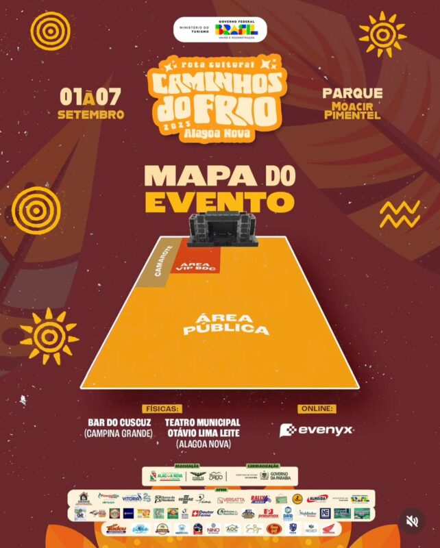 Caminhos do Frio em Alagoa Nova: programação completa e shows confirmados