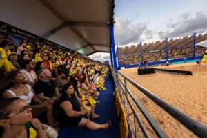 Arena no Busto de Tamandaré. Foto: Divulgação/Paraíba World Beach Games